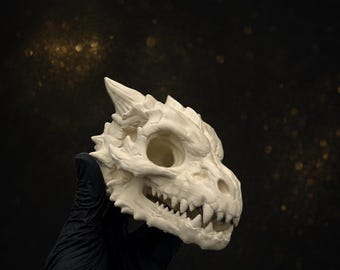 Baby Dragon Skull | Fantasy Bone Decor | Mini Gothic Dragon Relic