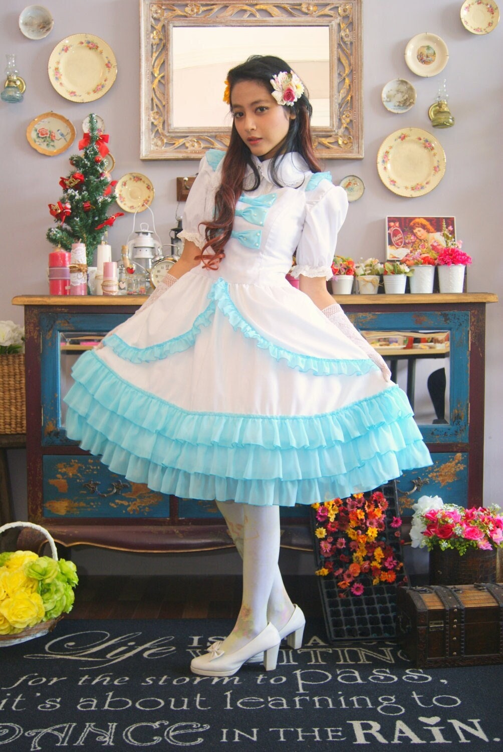 alice and wonderland themed prom dresses Custom Gown "Alice in Wonderland"