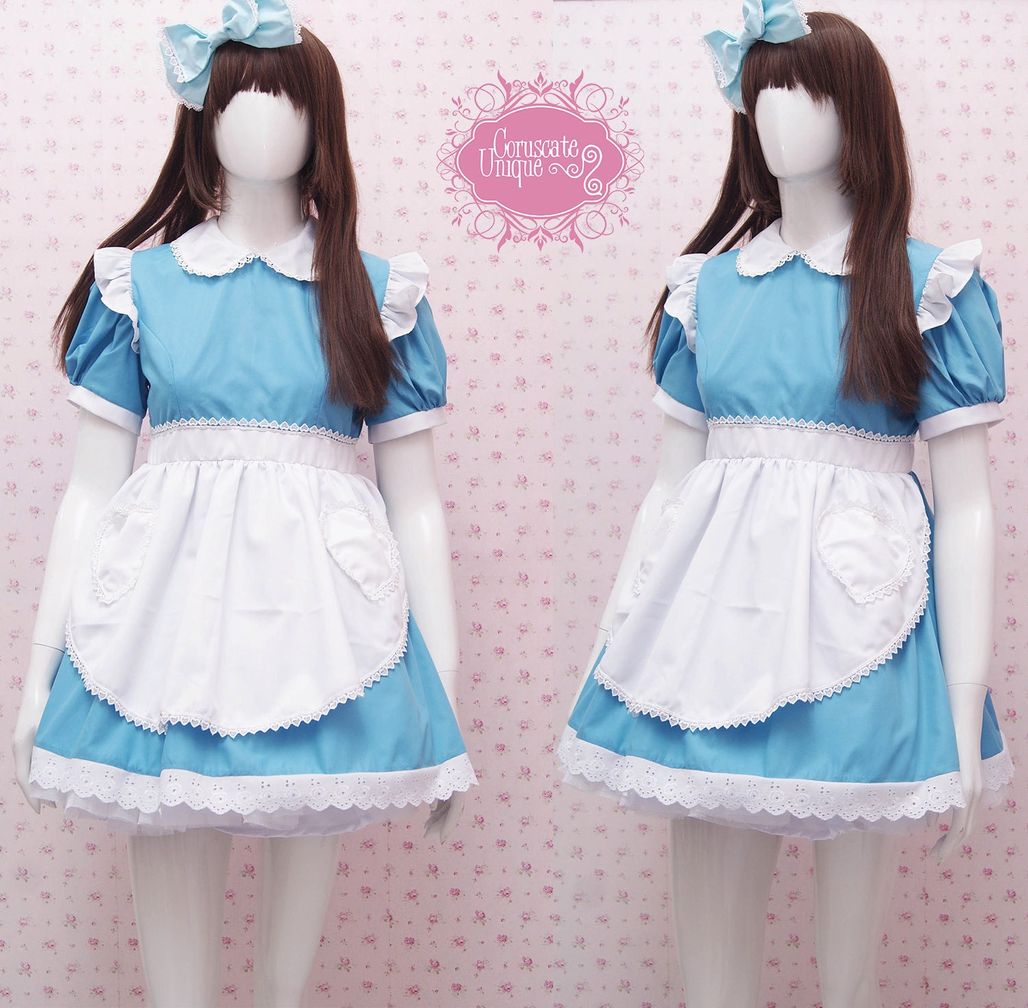 princess polly baby blue dress Light Blue Checks Spaghetti Straps Dress main image 0