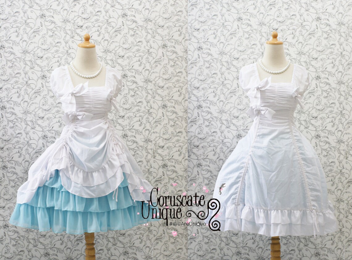 Pretty Classic Ruffles Victorian Adjustable Dress on Two - Etsy