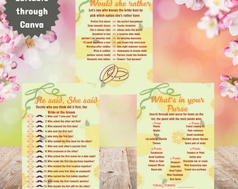 Ze heeft haar hoofdknijper gevonden | Sjabloon Citrus vrijgezellenfeestjes | Bewerkbaar op canvas