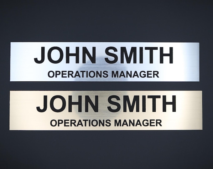 Featured listing image: Business Nameplate • Office Desk Sign