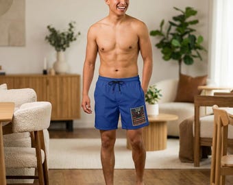 Patriotic Swim Shorts 250th Anniversary Design