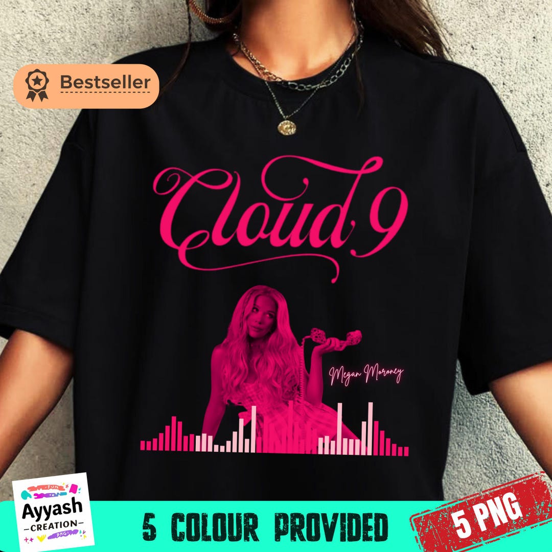Megan Moroney PNG File: Cloud 9 Tour 2026, T-shirt Print Ready (digital ...