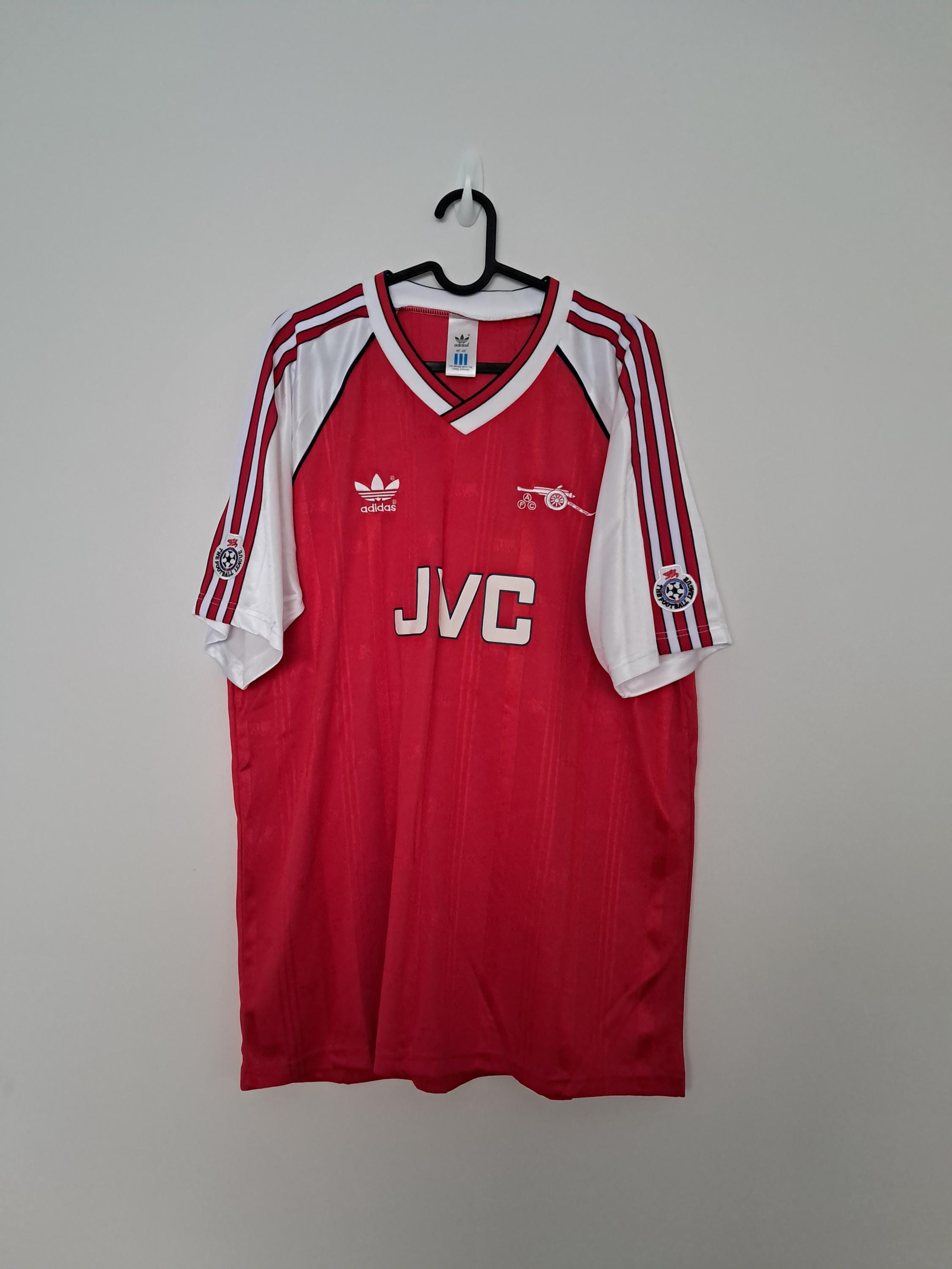 Arsenal Home Jersey Shirt 88/89/90 Size XL - Etsy