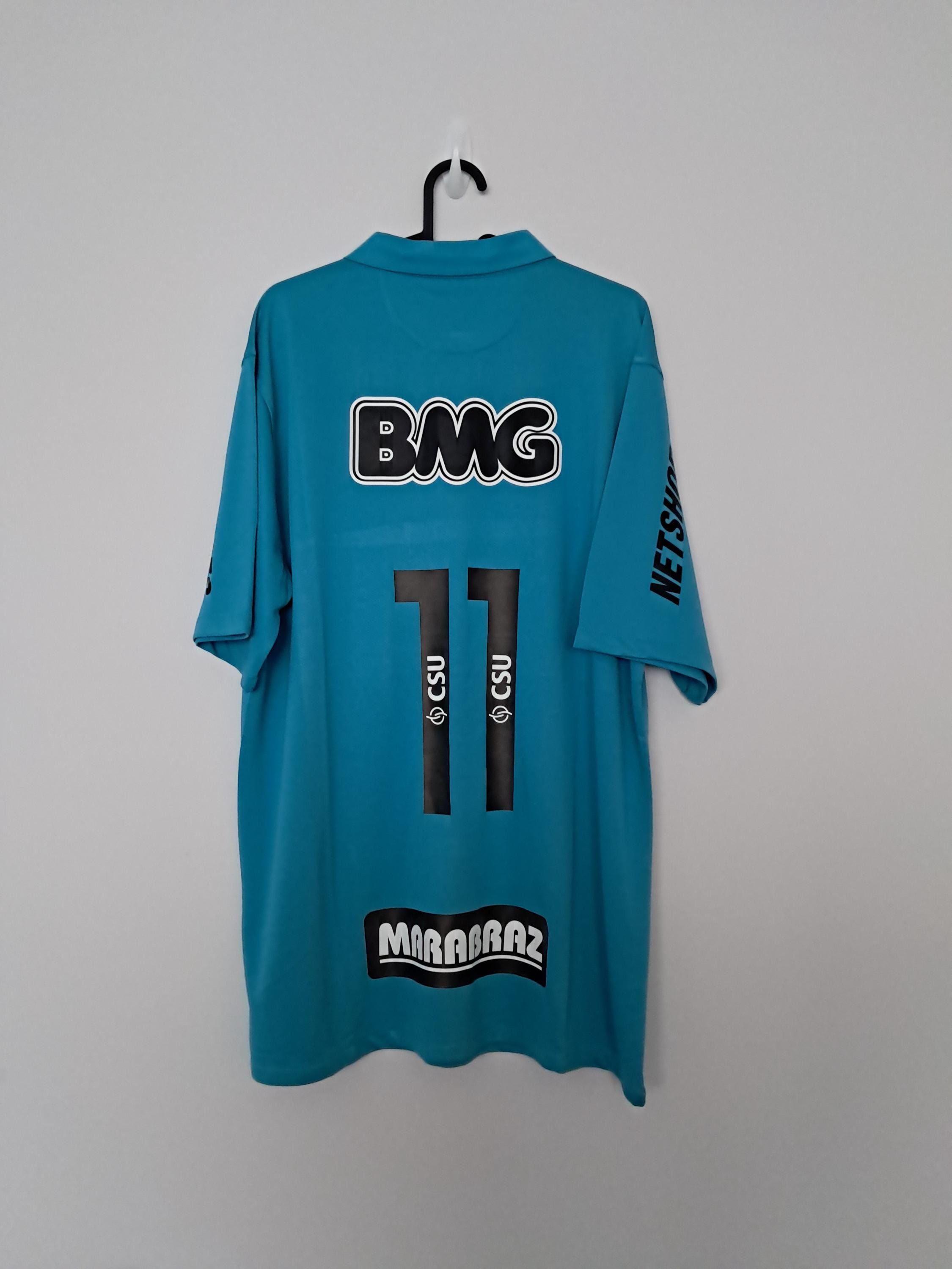 Santos FC Away Jersey Shirt 12/13 No.11 Neymar Size 2XL - Etsy