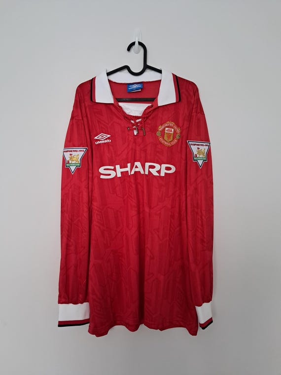 Manchester United Home Jersey 92/93/94 Full Sleeves No.28 Beckham