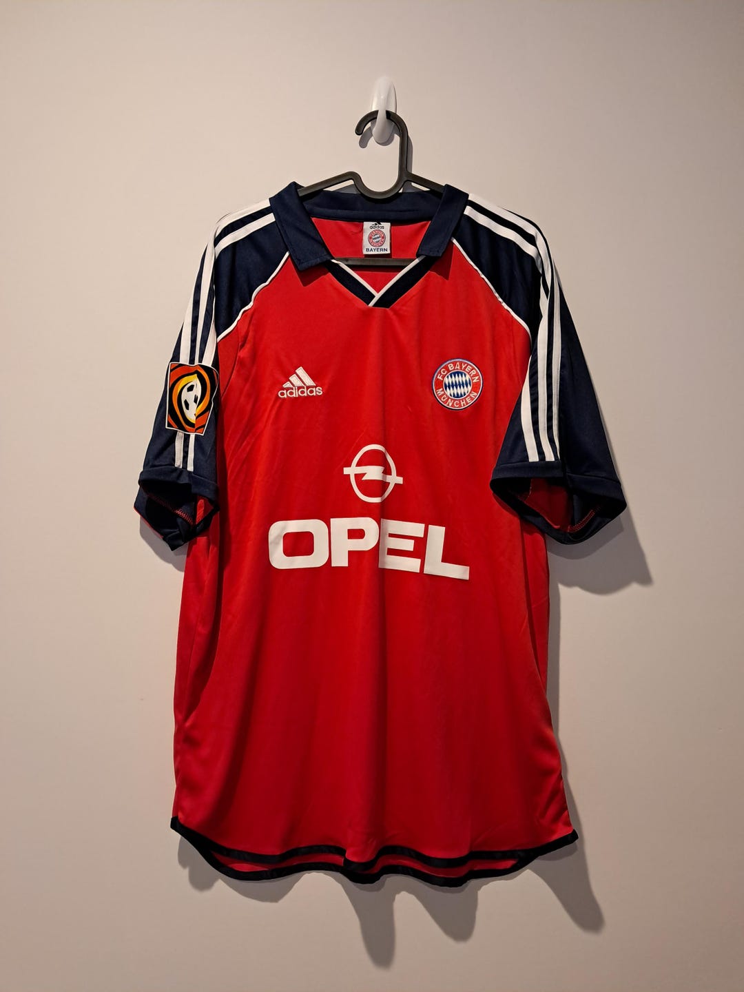 Bayern Munich Home Jersey Shirt 99/00/01 No.11 Effenberg Size XL