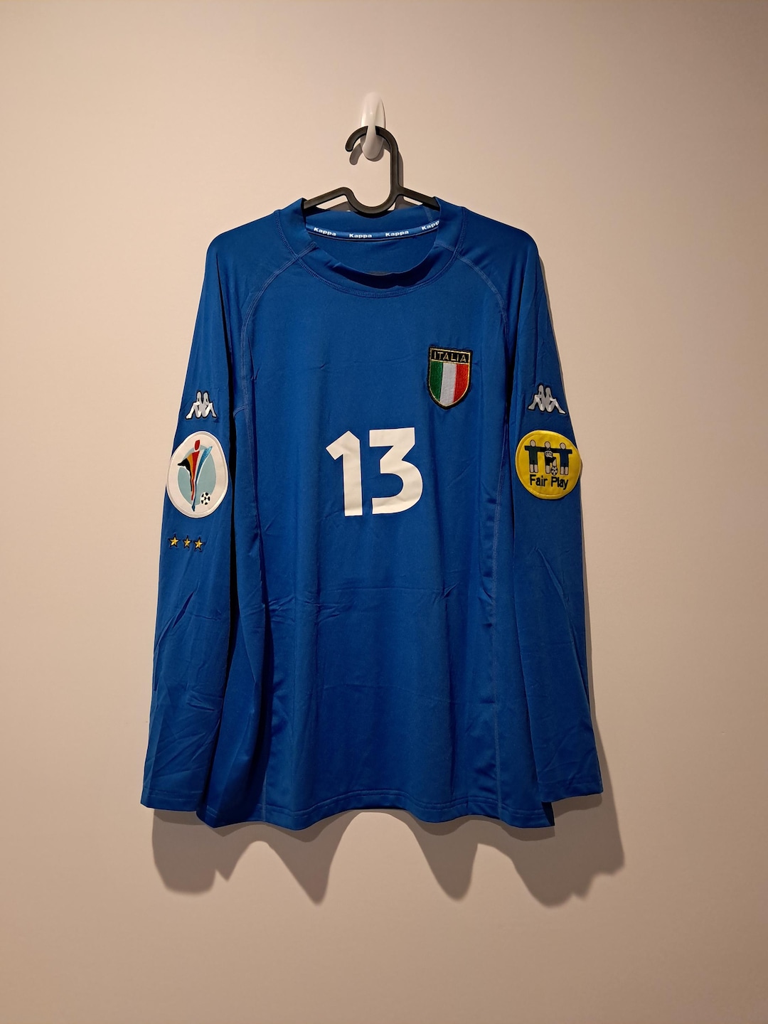 Vintage Italy National Jersey 2000 Euro Cup, Nesta #13, Size S - Etsy