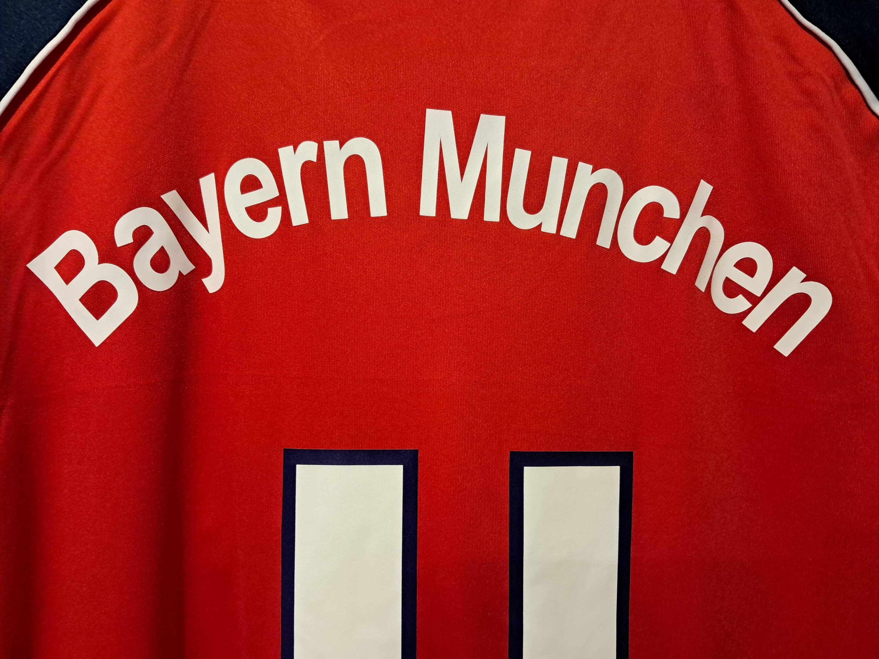 Bayern Munich Home Jersey Shirt 99/00/01 No.11 Effenberg Size XL