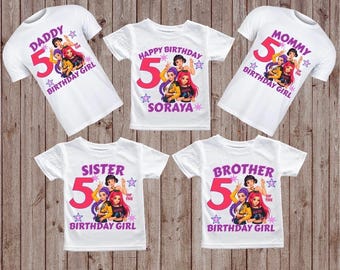 Huntrix Birthday Girl Shirt, Custom Family Matching Set
