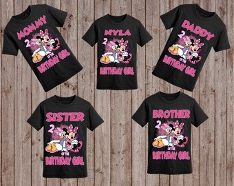 Minnie Birthday Family Shirts, Birthday Girl Shirt