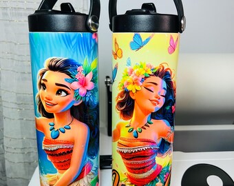 Custom Moana Tumbler | Personalized Stainless Steel Travel Cup