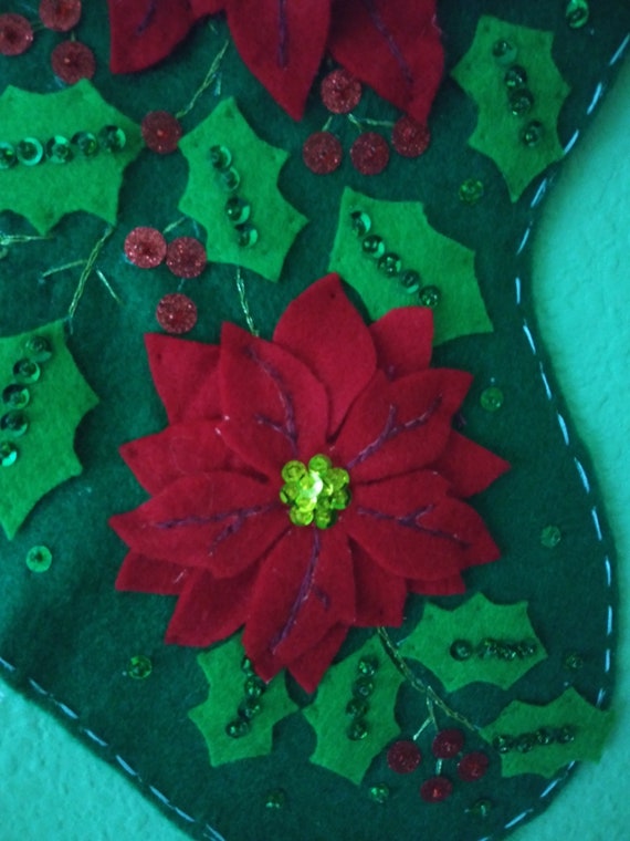  Bucilla 18-Inch Christmas Stocking Felt Applique Kit, 86278 The  Finishing Touch