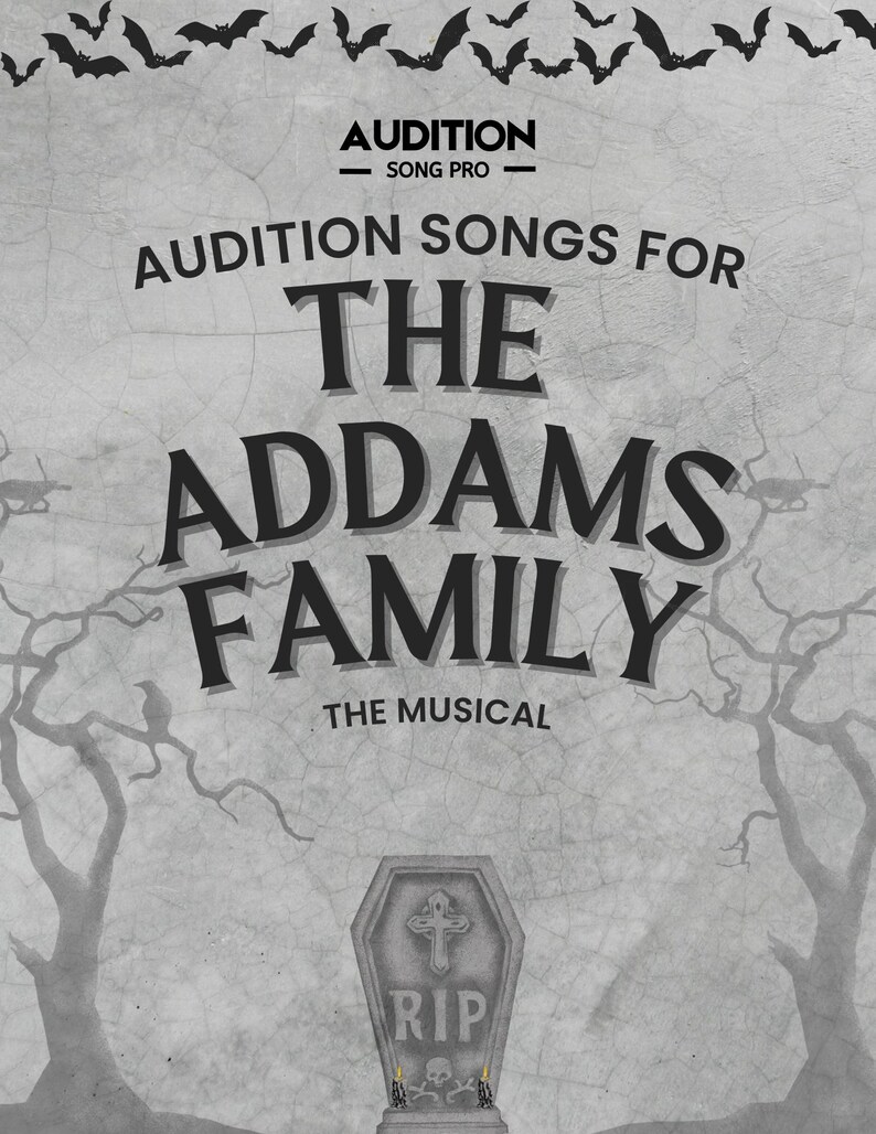 Morticia Addams | Musical Theatre Audition Guide (downloadable PDF) - Etsy