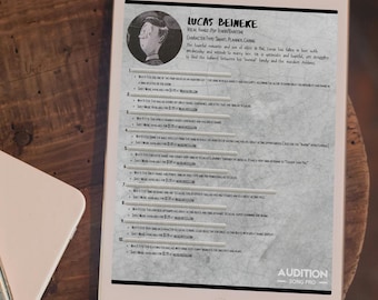 Lucas Beineke – Rodzina Addamsów | Przewodnik po przesłuchaniach do musicalu (do pobrania w formacie PDF)