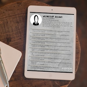 Wednesday Addams | Guide till audition för musikalteater (nedladdningsbar PDF)