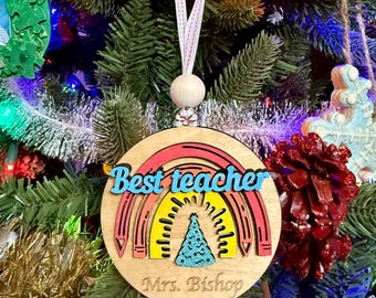 Best Teacher Ornament
