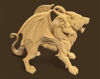 Mityczne stworzenia (niektóre malowane ręcznie)