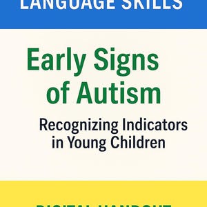 Folleto sobre los primeros signos del autismo para niños pequeños y preescolares (PDF)