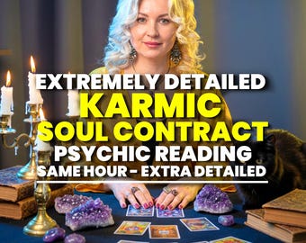 Lettura psichica del contratto dell'anima / Con la guida di un medium / Amore futuro, karma e lettura psichica, vite passate e lettura generale