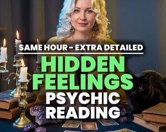 Lettura psichica dei sentimenti nascosti, rivela le loro emozioni segrete, le vere intenzioni e ciò che nascondono con una connessione energetica della stessa ora