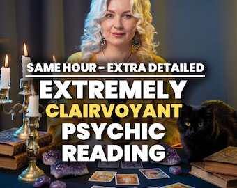 Lettura chiaroveggente senza carte alla stessa ora, lettura accurata, lettura psichica, lettura psichica alla cieca, previsioni psichiche, lettura generale
