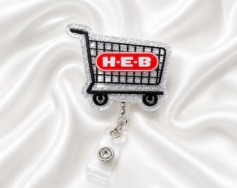 Buddy, H Grocery Cart Badge Reel