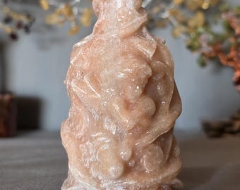 Pink opal bottle