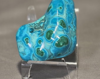 Chrysocolla and malachite free form
