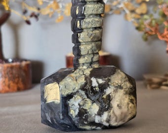 Volcano agate Thor's hammer