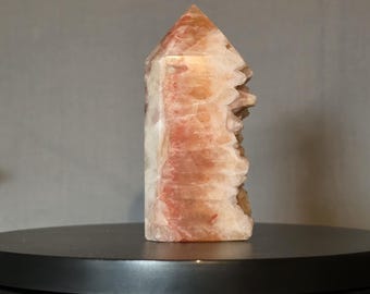 Dogtooth calcite tower