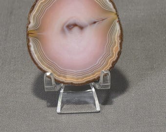 Zhanguo agate half geode specimen from China