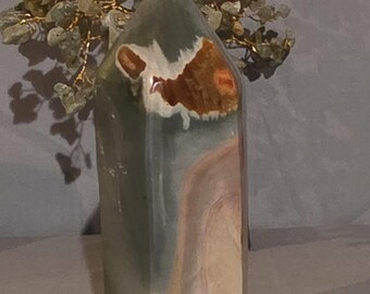 Polychrome jasper tower