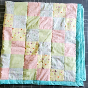 Handmade baby/toddler quilt