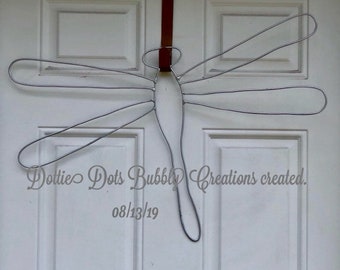 Dragonfly Wire Wreath Form. Dragonfly Form. Wire form