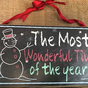 Wreath Signs, Wood Signs, Christmas Signs, Chalkboard Signs