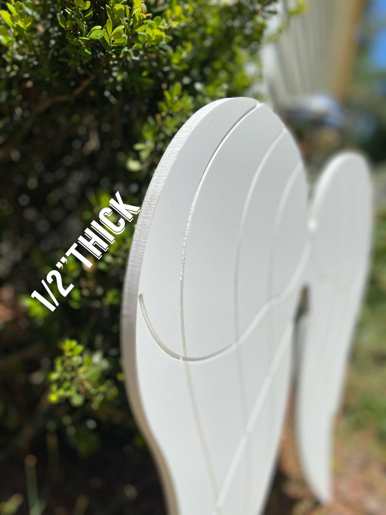 Pvc Wings Unfinished PVC Angel Wings, Weatherproof Decor (21