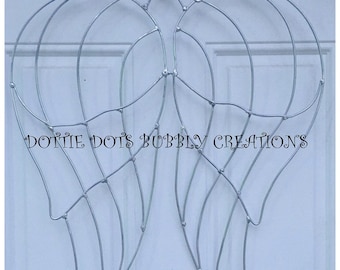 Angel Wings Wire Wreath Form