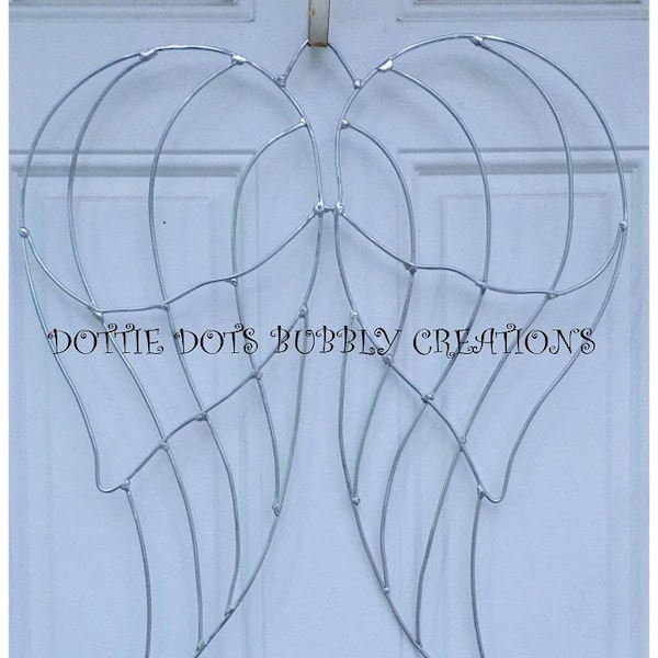 Angel Wings Wire Wreath Form