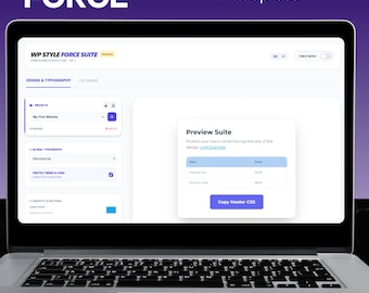 WordPress CSS Generator | Fix Stubborn Theme Colors | Custom Button & Table Styler | Force the CSS on Wordpress