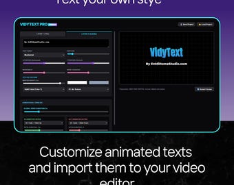 Animated Text Templates Builder For Video Editing | Create Text Animation for Davinci Resolve, Capcut, Filmora and Final Cut | Assts Builder