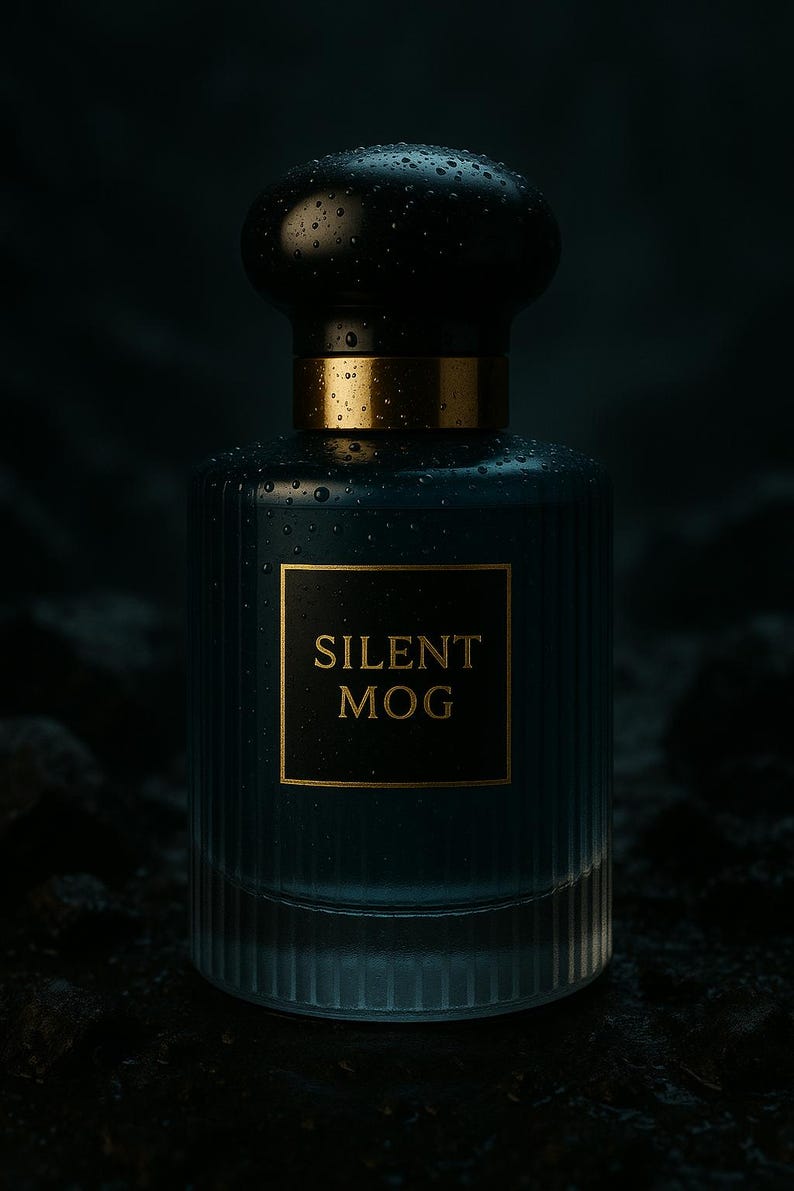 Handmade Mens Cologne 'Silent Mog' with Forest Pine, Patchouli, Frankincense, Natural scent image 6