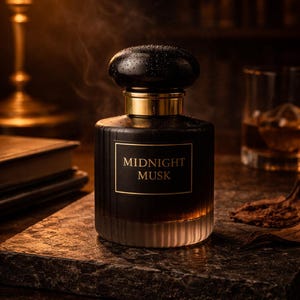 Ręcznie robiony męski zapach „Midnight Musk” z deszczem, mirrą, drzewem sandałowym, zapach na zamówienie zdjęcie 5