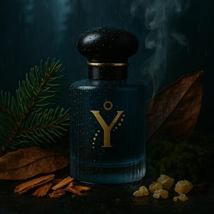 Handmade Mens Cologne 'Silent Mog' with Forest Pine, Patchouli, Frankincense, Natural scent image 7