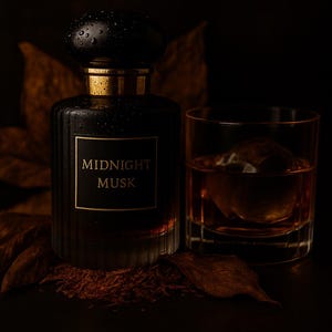 Ręcznie robiony męski zapach „Midnight Musk” z deszczem, mirrą, drzewem sandałowym, zapach na zamówienie zdjęcie 9