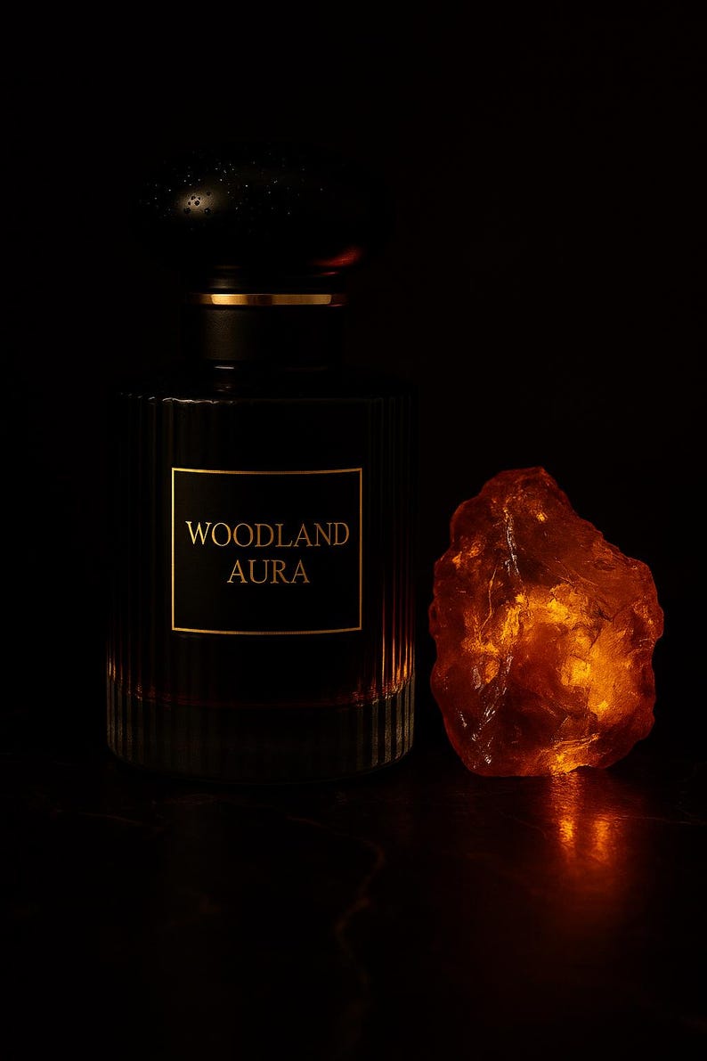Parfum naturel pour homme « Aura des bois » avec pin des forêts, myrrhe, bois de cèdre, mousse de chêne image 9