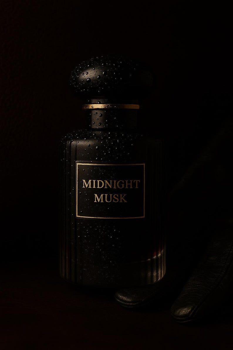 Ręcznie robiony męski zapach „Midnight Musk” z deszczem, mirrą, drzewem sandałowym, zapach na zamówienie zdjęcie 8