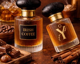 Woda kolońska Yora Mens Irish Coffee – Cappuccino, wanilia Chai, drzewo sandałowe i inne naturalne zapachy