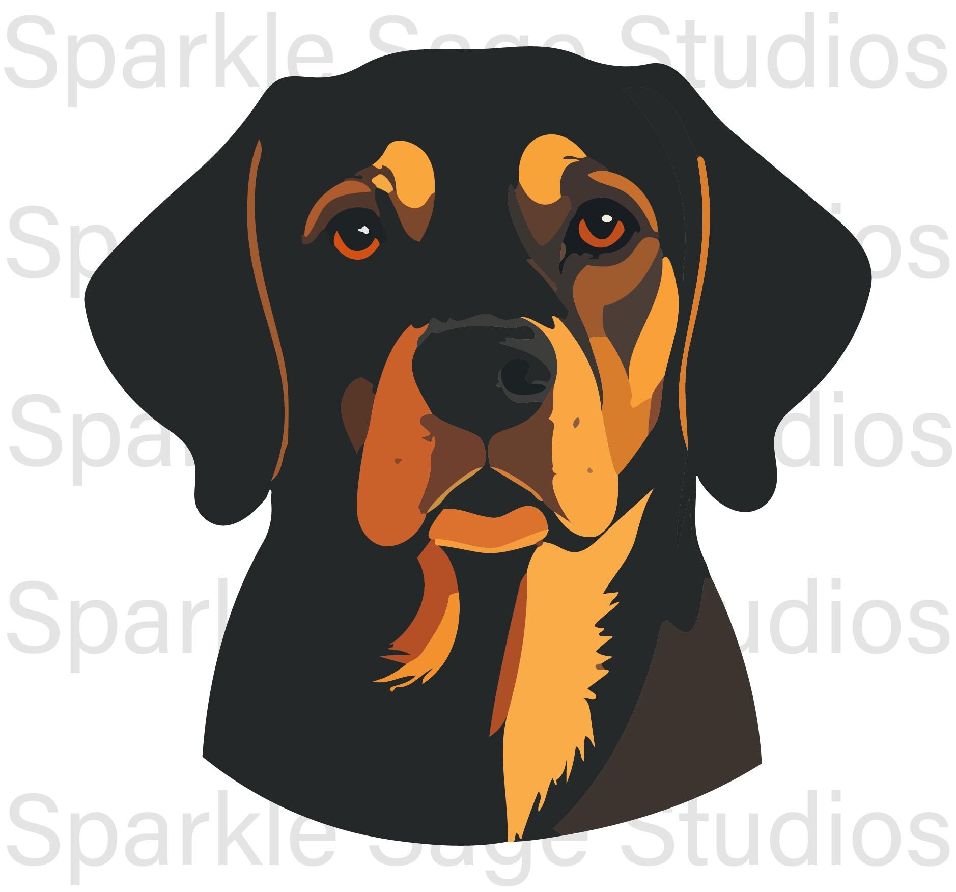 Dog Clipart Bundle | Cute Dog SVG PNG Set | Stylized Puppy Graphics for ...